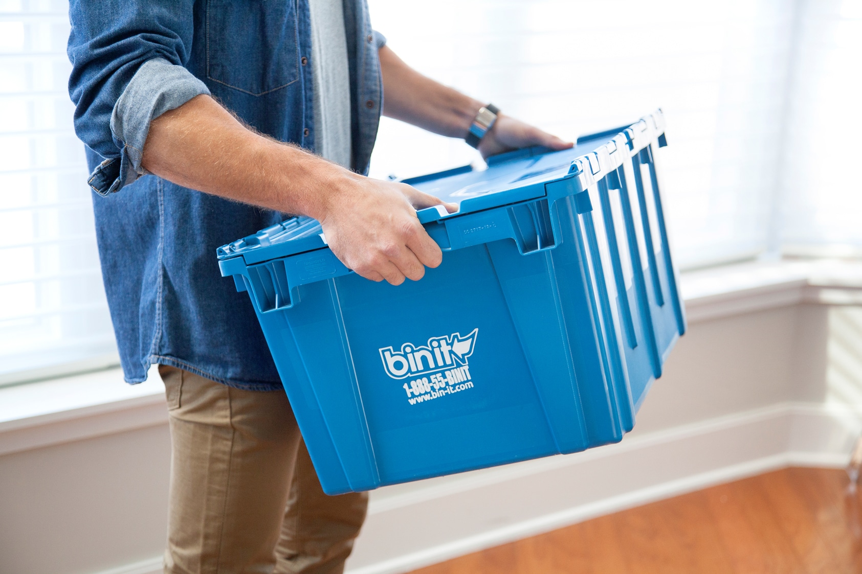 Plastic Moving Bins