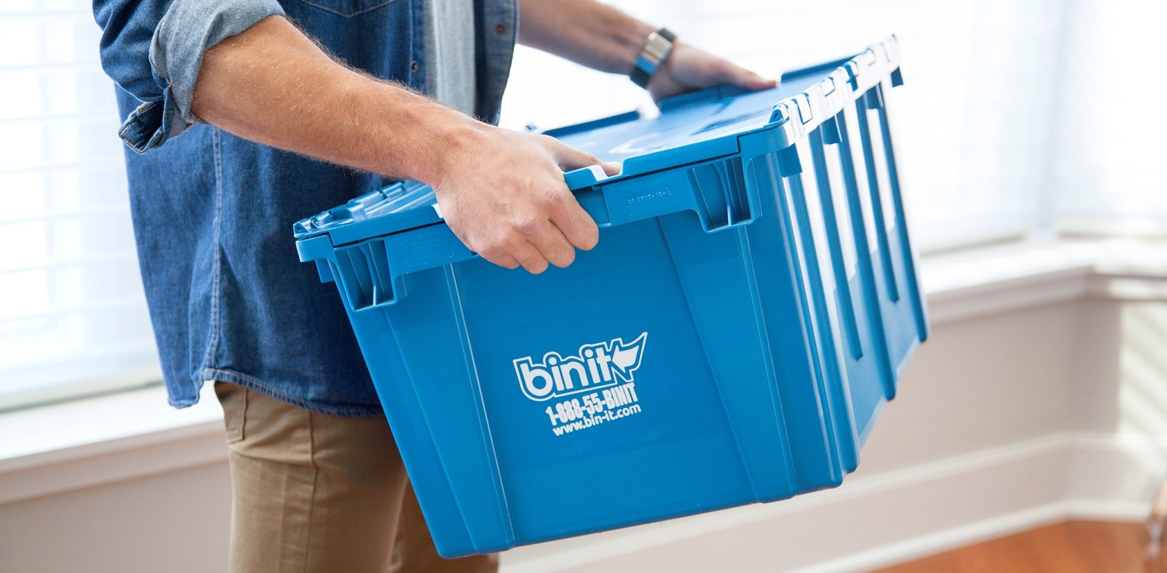 Rent recycled plastic moving boxes